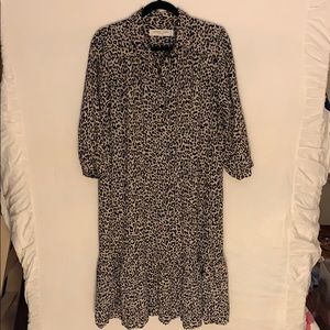 Sonnet James CELINE - RUFFLE HEM MIDI DRESS